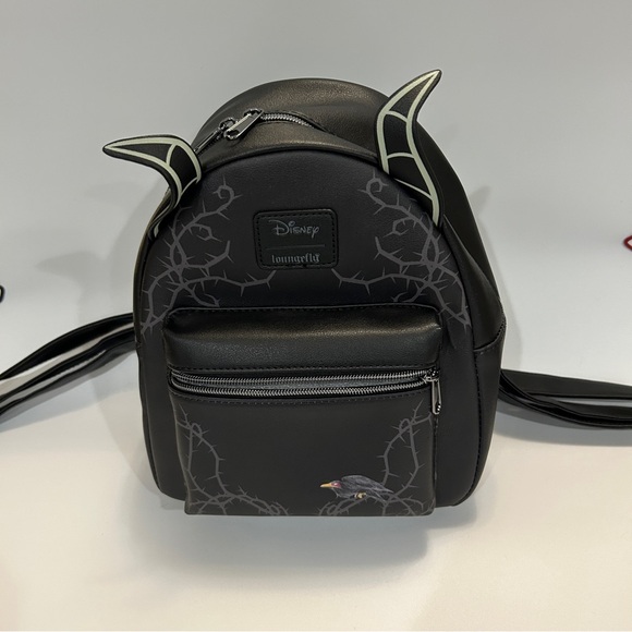 Loungefly Handbags - NWT Loungefly x Disney Maleficient Glow Mini Backpack